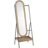 LES TENDANCES Miroir Sur Pied Avec étagère Et Crochet Bois Patricia L 60 Cm 1 LES TENDANCES Miroir Sur Pied Avec étagère Et Crochet Bois Patricia L 60 Cm -Miroir Soldes Boutique 59277121 1