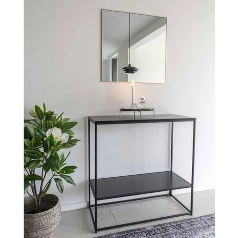 House Nordic Miroir Carré Daisy Laiton - Argent 3 House Nordic Miroir Carré Daisy Laiton - Argent