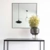 House Nordic Miroir Carré Daisy Noir - Noir -Miroir Soldes Boutique 59331758 1
