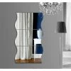 MINKUROW Lot De 6 Autocollants Muraux Effet Miroir 3D Ondulés Pour Décoration De La Maison, Salon, Chambre, Canapé, TV, Décoration Murale, Décoration Murale. Blanc -Miroir Soldes Boutique 59375032 1