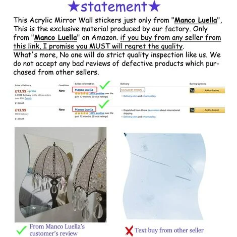 MINKUROW Lot De 6 Autocollants Muraux Effet Miroir 3D Ondulés Pour Décoration De La Maison, Salon, Chambre, Canapé, TV, Décoration Murale, Décoration Murale. Blanc 5 MINKUROW Lot De 6 Autocollants Muraux Effet Miroir 3D Ondulés Pour Décoration De La Maison, Salon, Chambre, Canapé, TV, Décoration Murale, Décoration Murale. Blanc – Image 3