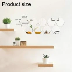 MINKUROW Lot De 24 Miroirs Autocollants 3D En Acrylique Pour Décoration Murale De Chambre D'enfant - Décoration Murale Autocollante - Décoration D'intérieur Pour Salon, Chambre à Coucher, Ferme 8 MINKUROW Lot De 24 Miroirs Autocollants 3D En Acrylique Pour Décoration Murale De Chambre D'enfant - Décoration Murale Autocollante - Décoration D'intérieur Pour Salon, Chambre à Coucher, Ferme -Miroir Soldes Boutique 59375082 2