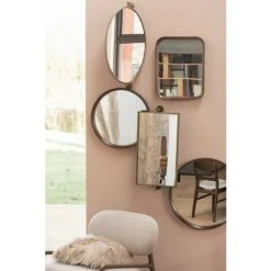 LANADECO Miroir Rectangulaire à Bord Haut En Bois Marron Foncé - Marron 10 LANADECO Miroir Rectangulaire à Bord Haut En Bois Marron Foncé - Marron -Miroir Soldes Boutique 59391742 4