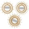 Lot De 3 Miroirs Soleil En Rotin Diamètre 28 Cm Atmosphera 2 Lot De 3 Miroirs Soleil En Rotin Diamètre 28 Cm Atmosphera -Miroir Soldes Boutique 59418515 1