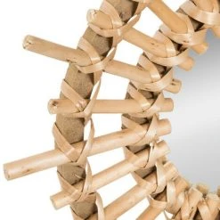 Lot De 3 Miroirs Soleil En Rotin Diamètre 28 Cm Atmosphera -Miroir Soldes Boutique 59418515 5