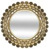 Miroir Fleur Or En Métal Diamètre 91cm Atmosphera -Miroir Soldes Boutique 59418535 1