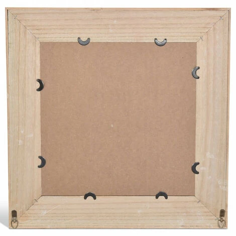 Miroir Mural Rotin Tissé Naturel Cannage "Square" Opjet 4 Miroir Mural Rotin Tissé Naturel Cannage "Square" Opjet – Image 2