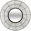 ATMOSPHERA *Miroir En Métal Noir Collection 'andreane' Diam.76cm. -Miroir Soldes Boutique 59420087 1