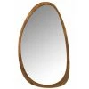 LANA DECO MIROIR VINCE IRREGULIER BOIS DE MANGUIER MARRON - Marron -Miroir Soldes Boutique 59464636 1