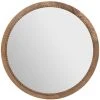Atmosphera - Miroir Mural En Bois De Manguier D 58 Cm - Naturel -Miroir Soldes Boutique 59473939 1