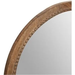 Atmosphera - Miroir Mural En Bois De Manguier D 58 Cm - Naturel -Miroir Soldes Boutique 59473939 2
