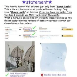 MINKUROW Lot De 6 Autocollants Muraux Effet Miroir 3D Ondulés Pour Décoration De La Maison, Salon, Chambre, Canapé, TV, Décoration Murale, Décoration Murale 9 MINKUROW Lot De 6 Autocollants Muraux Effet Miroir 3D Ondulés Pour Décoration De La Maison, Salon, Chambre, Canapé, TV, Décoration Murale, Décoration Murale -Miroir Soldes Boutique 59478652 3