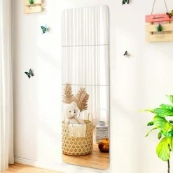 MINKUROW Miroir Autocollant, 4 Pièces 20X20 Miroir Adhésif Carreaux De Miroir Miroir A Coller Pas En Verre, En Matière Plastique, Autocollant Mural Décorative Auto Adhésifs Salle De Bain Salon Chambre 8 MINKUROW Miroir Autocollant, 4 Pièces 20X20 Miroir Adhésif Carreaux De Miroir Miroir A Coller Pas En Verre, En Matière Plastique, Autocollant Mural Décorative Auto Adhésifs Salle De Bain Salon Chambre -Miroir Soldes Boutique 59479606 2