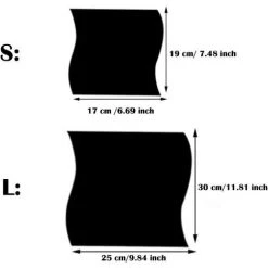 MINKUROW Lot De 6 Autocollants Muraux 3D Ondulés En Plastique Pour Décoration De La Maison, Salon, Chambre à Coucher, Canapé, TV, Décoration Murale -Miroir Soldes Boutique 59493718 5