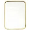 Paris Prix - Miroir Mural Déco "contour Carré" 34cm Or -Miroir Soldes Boutique 59498331 1