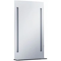 Topdeal Miroir Mural à LED Pour Salle De Bains Avec étagère 60x100 Cm FF144716_FR 8 Topdeal Miroir Mural à LED Pour Salle De Bains Avec étagère 60x100 Cm FF144716_FR -Miroir Soldes Boutique 59652901 2