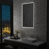 Topdeal Miroir Mural à LED Pour Salle De Bains 60 X 100 Cm FF144719_FR 2 Topdeal Miroir Mural à LED Pour Salle De Bains 60 X 100 Cm FF144719_FR -Miroir Soldes Boutique 59652955 1