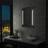 Topdeal Miroir Mural à LED Pour Salle De Bains 60 X 80 Cm FF144703_FR -Miroir Soldes Boutique 59653007 1