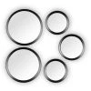 MIRRORS AND MORE Vivien - 5 Miroirs - Noir - 25x25 Cm - Noir 2 MIRRORS AND MORE Vivien - 5 Miroirs - Noir - 25x25 Cm - Noir -Miroir Soldes Boutique 59658595 1