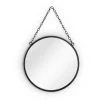 MIRRORS AND MORE Greta - Miroir - Noir - 25x25 Cm - Noir -Miroir Soldes Boutique 59658673 1