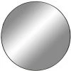 Miroir Rond En Acier Noir - Ø40 Cm -PEGANE- -Miroir Soldes Boutique 59741969 1