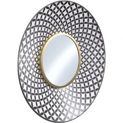 RENDEZ VOUS DéCO Miroir Rond Isabeau ∅59 Cm - Noir -Miroir Soldes Boutique 59800878 5
