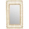 ATMOSPHERA, CRÉATEUR D'INTÉRIEUR Miroir Rotin Rectangle 35x58 - Beige -Miroir Soldes Boutique 59820598 1