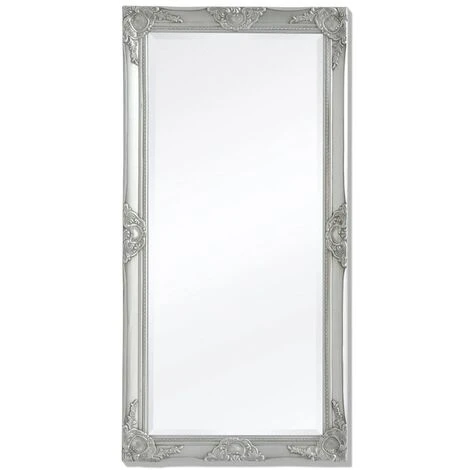 INLIFE Miroir Mural Style Baroque 120 X 60 Cm Argenté 3 INLIFE Miroir Mural Style Baroque 120 X 60 Cm Argenté
