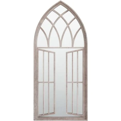 VidaXL Miroir Sable 100x45 Cm Fer Pour Utilisation à L'intérieur - Crème 4 VidaXL Miroir Sable 100x45 Cm Fer Pour Utilisation à L'intérieur - Crème – Image 2