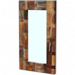 NOVA Miroir En Bois Rétro De Bois Rétro Rétro 80x50 Cm Multicolore -Miroir Soldes Boutique 59980593 3