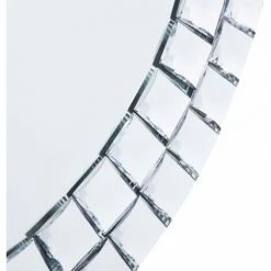 NOVA Miroir Mural En Verre Trempé Avec Bordure En Cristal Acrylique De Taille Taille : 60 Cm -Miroir Soldes Boutique 59981904 4