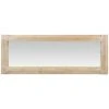 DECORATION D’AUTREFOIS Grand Miroir Bois Naturel 142x3x52cm - Naturel -Miroir Soldes Boutique 59986489 1