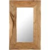 NOVA Miroir Cosmétique En Bois Solide En Bois En Bois Taille : 50x80 Cm
