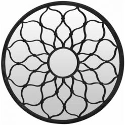 VidaXL Miroir Noir 40x3 Cm Fer Pour Utilisation à L'intérieur - Noir -Miroir Soldes Boutique 60042582 2