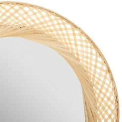 ATMOSPHERA Miroir Bambou Liby D70 -Miroir Soldes Boutique 60043761 2