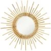 Miroir Mural à Ratán Redondo Natural Licht Ø60cm Thinia Home