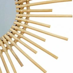 Miroir Mural à Ratán Redondo Natural Licht Ø60cm Thinia Home -Miroir Soldes Boutique 60089068 3