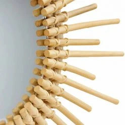 Miroir Mural à Ratán Redondo Natural Licht Ø60cm Thinia Home -Miroir Soldes Boutique 60089068 4