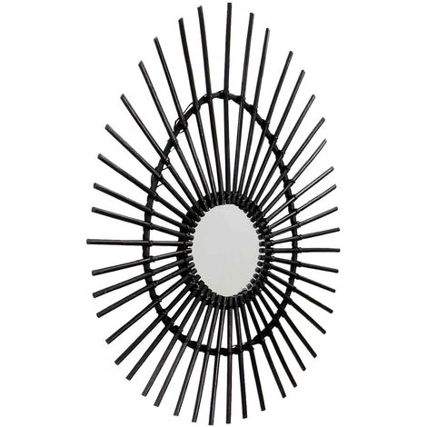 THINIA HOME Miroir Mural En Ras Ovale 4 THINIA HOME Miroir Mural En Ras Ovale – Image 2