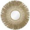 THINIA HOME Miroir Mural Dans Les Algues Rondes Rond Naturelles Ø90cm Mince Maison 2 THINIA HOME Miroir Mural Dans Les Algues Rondes Rond Naturelles Ø90cm Mince Maison -Miroir Soldes Boutique 60089659 1