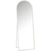 LES TENDANCES Miroir Sur Pied Métal Blanc Damian L 51 Cm