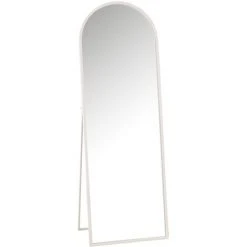 LES TENDANCES Miroir Sur Pied Métal Blanc Damian L 51 Cm