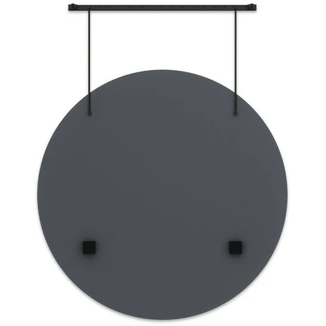 Miroir Suspendu Exhibit Umbra Noir - Noir 6 Miroir Suspendu Exhibit Umbra Noir - Noir – Image 4