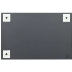 LITZEE Miroirs Muraux 2 Pcs 60x40 Cm Rectangulaire Verre # -Miroir Soldes Boutique 60165713 2