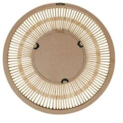 OSTARIA Miroir Rond Bois Origines Naturel - Beige -Miroir Soldes Boutique 60278052 3