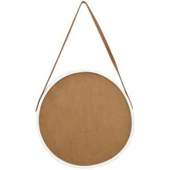 Topdeal Miroir Mural Avec Sangle 50 Cm Blanc FF320364_FR -Miroir Soldes Boutique 60371431 5