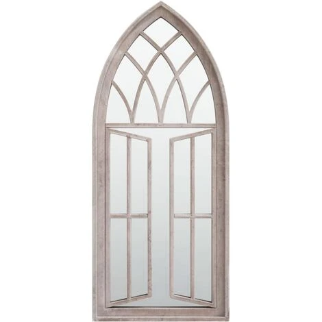 VidaXL Miroir Sable 70x30 Cm Fer Pour Utilisation à L'intérieur - Crème 4 VidaXL Miroir Sable 70x30 Cm Fer Pour Utilisation à L'intérieur - Crème – Image 2