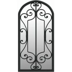 VidaXL Miroir Noir 70x30 Cm Fer Pour Utilisation à L'intérieur - Noir -Miroir Soldes Boutique 60468968 2