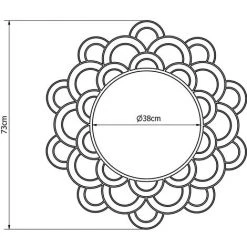 Polyhedra Husk M - Miroir 11 Polyhedra Husk M - Miroir -Miroir Soldes Boutique 60501525 5