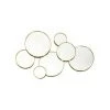 Miroirs The Home Deco Factory MIROIR ROND Doré -Miroir Soldes Boutique 60552028 1